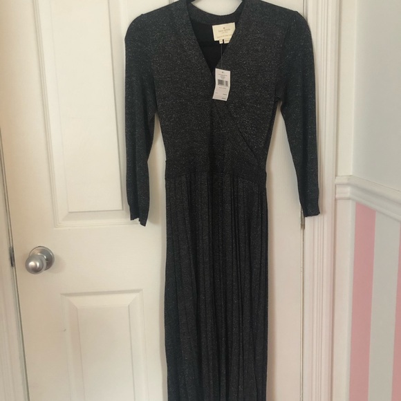 Kate Spade metallic wrap dress - Picture 2 of 3